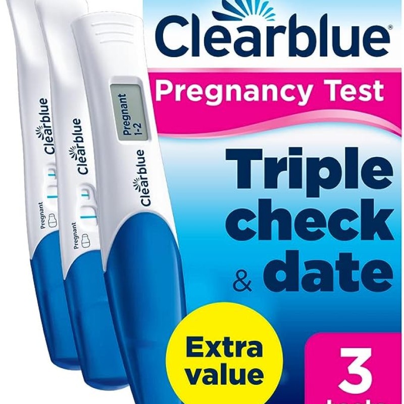 Clearblue Pregnancy Test Ultra Early Triple-Check & Date Combo Pack