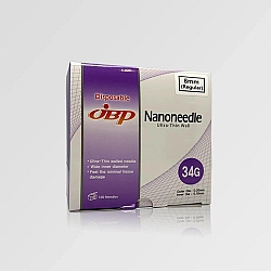 JBP Nanoneedle 34G x 8mm (100 pieces)