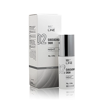 MeLine 02 Caucasian Skin Night 30g (1 bottle x 30g)