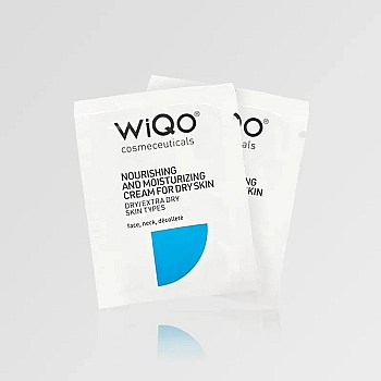 WiQo Nourishing and Moisturizing Cream for Dry Skin Sachets 3ml (1000 sachets x 3ml)