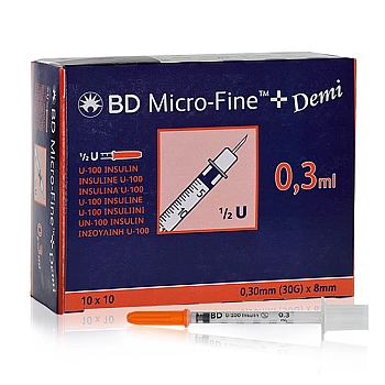 BD Micro-Fine+ Penkanyle 0,3ml 30G (1 box x 100 pcs)