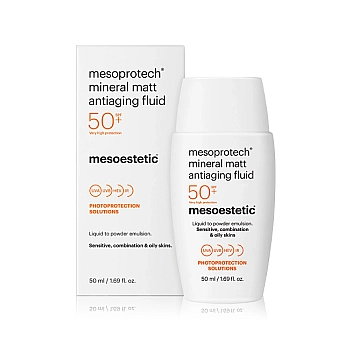 Mesoestetic Mesoprotech Mineral Fluid SPF 50+ 50ml (1 bottle x 50ml)